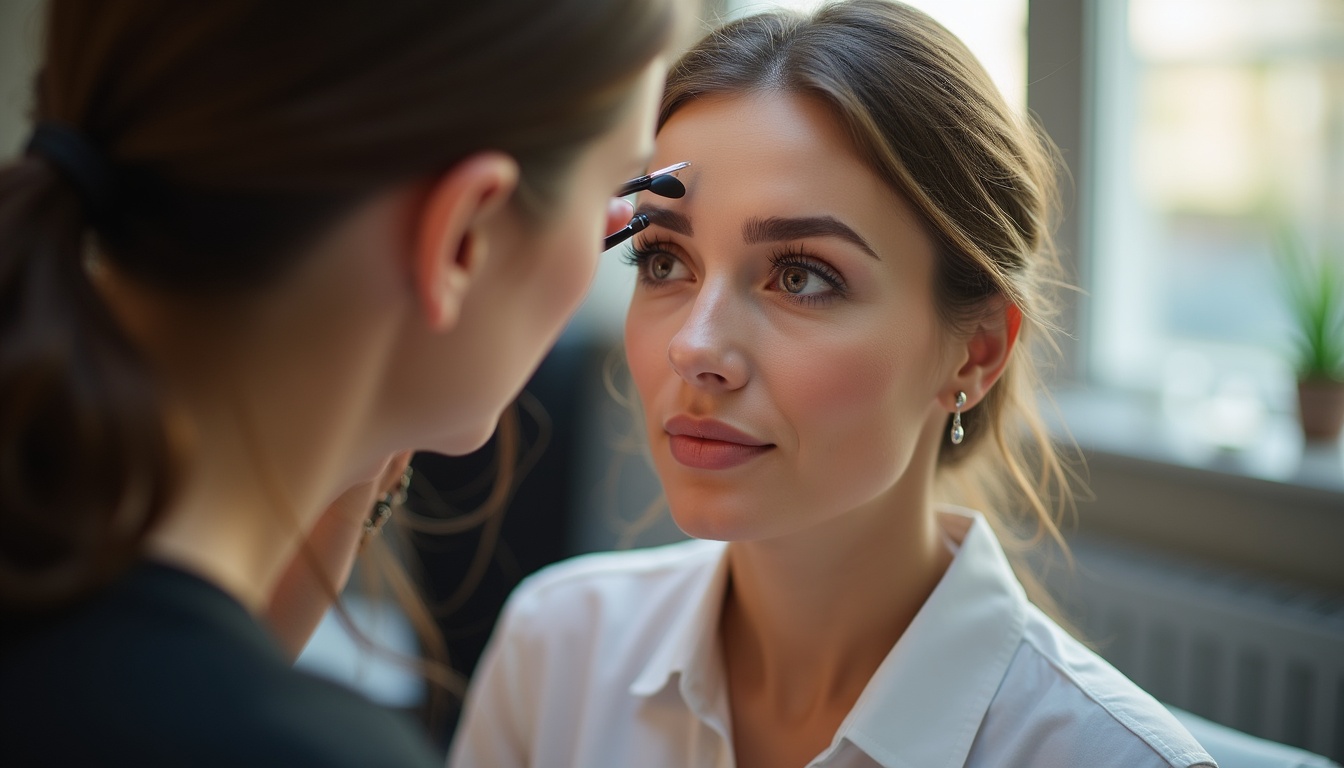 Femeie zâmbind cu sprâncene perfect tatuate, ilustrând costurile și prețurile pentru tatuarea sprâncenelor în 2026